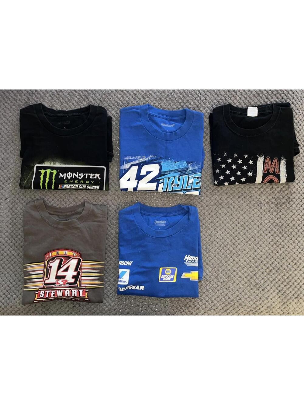 LOT OF 5 Daytona 500 NASCAR Random Racing T-Shirts Men’s